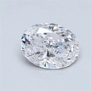 Picture of 0.82 Carats, Oval Diamond with Very Good Cut, D Color, I1 Eye Clean and Certified By GIA