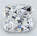 0.48 Carats, Cushion Diamond with Very Good Cut, D VS1 Clarity and Certified By EGL