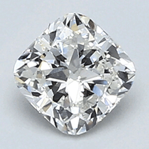 0.41 Carats, Cushion Diamond with Very Good Cut F VS2 and Certified By EGL, Stock 665544