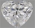 1.01 Carats, Heart Diamond with  Cut, D Color, VS2 Clarity and Certified by GIA