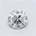 0.71 Carats, Round Diamond with Very Good Cut, G Color, I2 Clarity and Certified by GIA