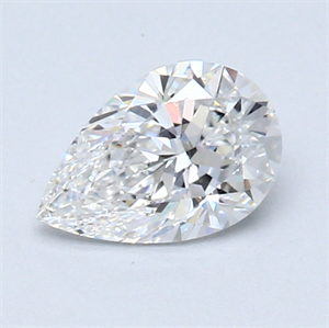 Picture of 0.72 Carats, Pear Diamond with  Cut, D Color, VVS1 Clarity and Certified by GIA
