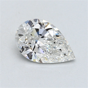 0.70 Carats, Pear Diamond with  Cut, F Color, VVS1 Clarity and Certified by GIA, Stock 2488237