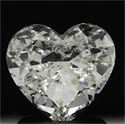 1.01 Carats, Heart Diamond with  Cut, H Color, SI2 Clarity and Certified by EGL