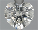 1.26 Carats, Heart Diamond with  Cut, H Color, VVS2 Clarity and Certified by EGL