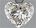 1.50 Carats, Heart Diamond with  Cut, F Color, SI1 Clarity and Certified by EGL