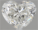 1.30 Carats, Heart Diamond with  Cut, H Color, SI2 Clarity and Certified by GIA