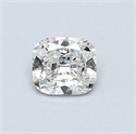 0.46 Carats, Cushion Diamond with  Cut, G Color, VS2 Clarity and Certified by EGL