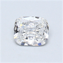 0.41 Carats, Cushion Diamond with  Cut, E Color, SI1 Clarity and Certified by EGL