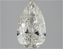 3.00 Carats, Pear Diamond with  Cut, G Color, SI2 Clarity and Certified by EGL