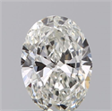 0.40 Carats, OVAL Diamond with  Cut, G Color, VS2 Clarity and Certified by GIA