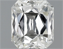 0.67 Carats, Radiant Diamond with  Cut, D Color, VS2 Clarity and Certified by EGL
