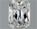0.72 Carats, Radiant Diamond with  Cut, D Color, SI1 Clarity and Certified by EGL