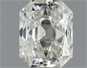 0.72 Carats, Radiant Diamond with  Cut, F Color, VS1 Clarity and Certified by EGL
