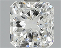 1.00 Carats, Radiant Diamond with  Cut, H Color, SI2 Clarity and Certified by EGL