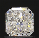1.01 Carats, Radiant Diamond with  Cut, H Color, SI1 Clarity and Certified by EGL