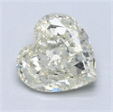 1.73 Carats, Heart Diamond with  Cut, M Color, SI2 Clarity and Certified by GIA