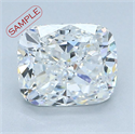 1.12 Carats, Cushion Diamond with  Cut, H Color, VVS2 Clarity and Certified by EGL