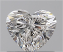0.71 Carats, Heart H Color, VS2 Clarity and Certified by GIA
