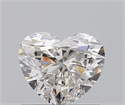 0.80 Carats, Heart H Color, SI2 Clarity and Certified by GIA