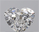 0.70 Carats, Heart E Color, SI2 Clarity and Certified by GIA