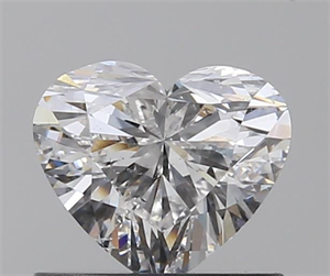 Picture of 0.70 Carats, Heart D Color, SI2 Clarity and Certified by GIA