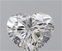 0.70 Carats, Heart G Color, SI1 Clarity and Certified by GIA