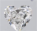 0.70 Carats, Heart F Color, VS2 Clarity and Certified by GIA
