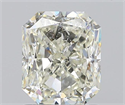 1.50 Carats, Radiant L Color, SI1 Clarity and Certified by GIA