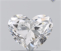 0.70 Carats, Heart D Color, VS2 Clarity and Certified by GIA