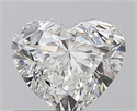 0.70 Carats, Heart G Color, VS2 Clarity and Certified by GIA