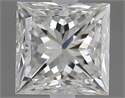 0.60 Carats, Princess H Color, VVS2 Clarity and Certified by GIA