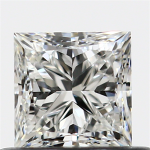 Picture of 0.50 Carats, Princess G Color, IF Clarity and Certified by GIA