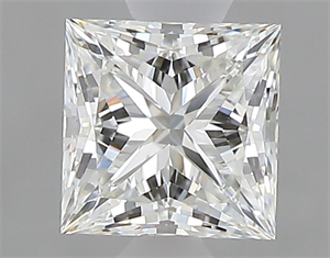 Picture of 0.55 Carats, Princess I Color, VVS2 Clarity and Certified by GIA