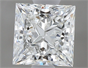 0.62 Carats, Princess G Color, VS1 Clarity and Certified by GIA