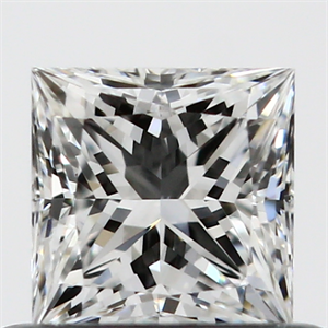 Picture of 0.51 Carats, Princess E Color, VVS2 Clarity and Certified by GIA