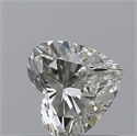 0.41 Carats, Heart I Color, SI1 Clarity and Certified by GIA