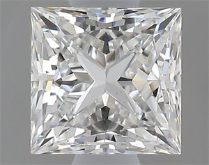 Picture of 0.52 Carats, Princess H Color, VVS2 Clarity and Certified by GIA