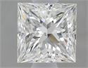 0.61 Carats, Princess H Color, VS2 Clarity and Certified by GIA