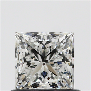 Picture of 0.60 Carats, Princess G Color, SI1 Clarity and Certified by GIA