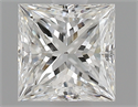 0.60 Carats, Princess F Color, VS2 Clarity and Certified by GIA