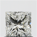 0.60 Carats, Princess H Color, VVS1 Clarity and Certified by GIA