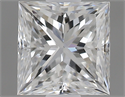 0.60 Carats, Princess F Color, VS1 Clarity and Certified by GIA