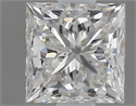 0.60 Carats, Princess H Color, VS2 Clarity and Certified by GIA