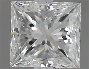 Picture of 0.50 Carats, Princess F Color, VVS1 Clarity and Certified by GIA