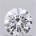 Lab Created Diamond 0.74 Carats, Round with Excellent Cut, D Color, VS1 Clarity and Certified by IGI