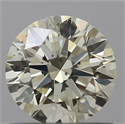 0.70 Carats, Round with Excellent Cut, N Color, VS2 Clarity and Certified by GIA