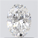 0.41 Carats, Oval D Color, VS1 Clarity and Certified by GIA