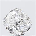 0.40 Carats, Cushion E Color, VS2 Clarity and Certified by GIA