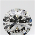 0.70 Carats, Round with Very Good Cut, H Color, I1 Clarity and Certified by GIA